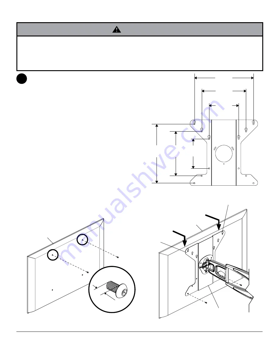 peerless-AV SUA746H Installation And Assembly Manual Download Page 6