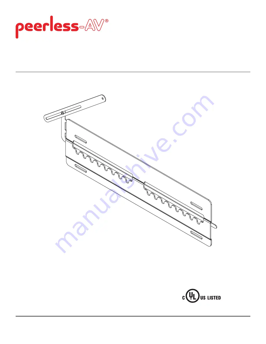 peerless-AV SUF641 Installation And Assembly Manual Download Page 1