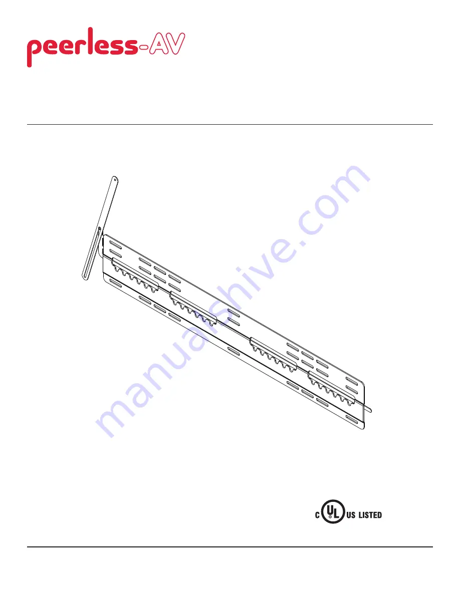 peerless-AV SUF661 Installation And Assembly Manual Download Page 19