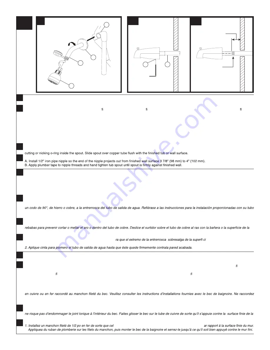 Peerless Faucet Core PTT188743 Quick Start Manual Download Page 3