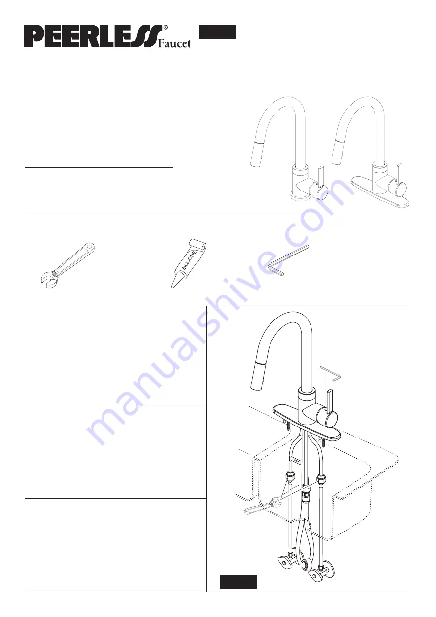 Peerless Faucet P188152LF Series Скачать руководство пользователя страница 1