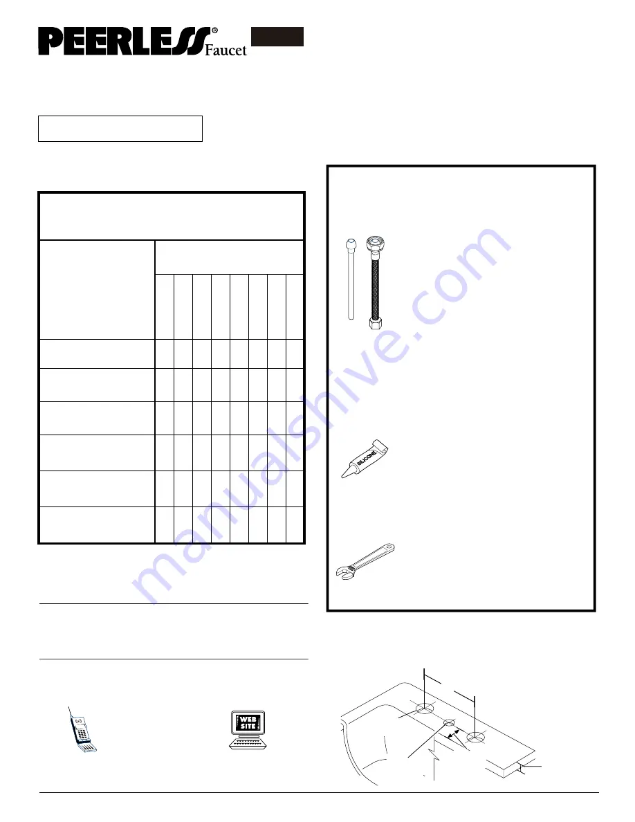 Peerless Faucet P240LF Manual Download Page 1