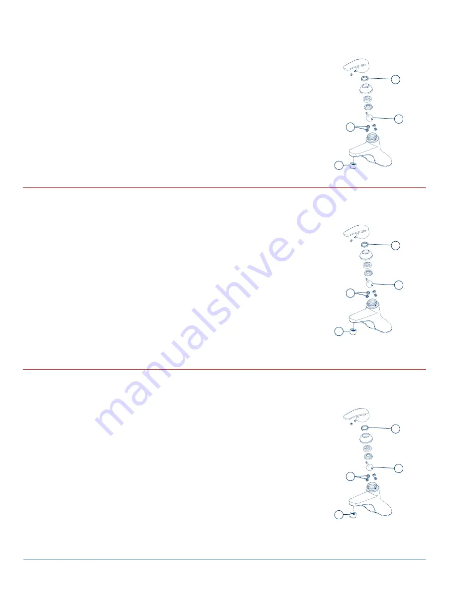 Peerless Faucet P88615LF Assembly Instructions Manual Download Page 4