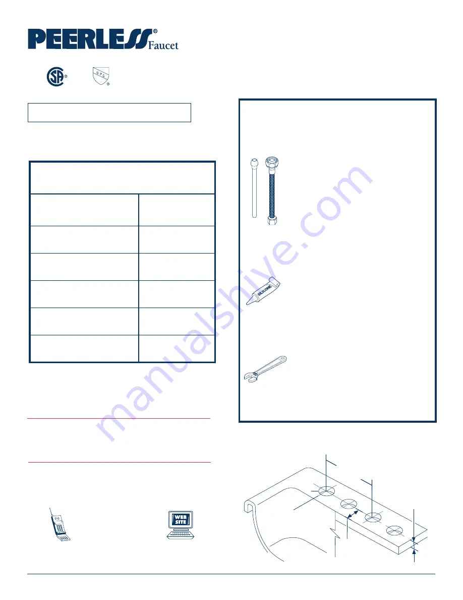 Peerless Faucet P99526 Скачать руководство пользователя страница 1