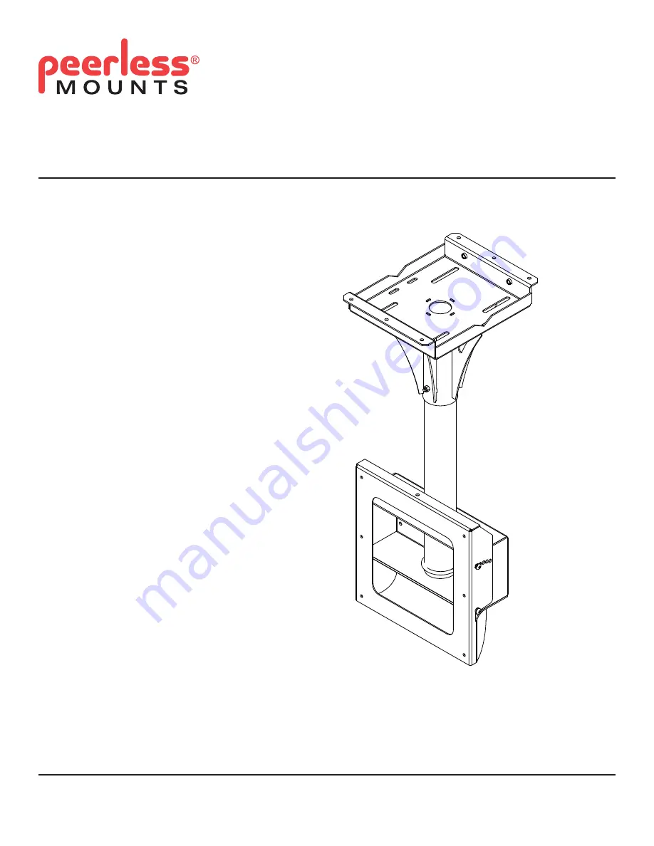 PEERLESS Mounts FPECMC-01 Скачать руководство пользователя страница 15