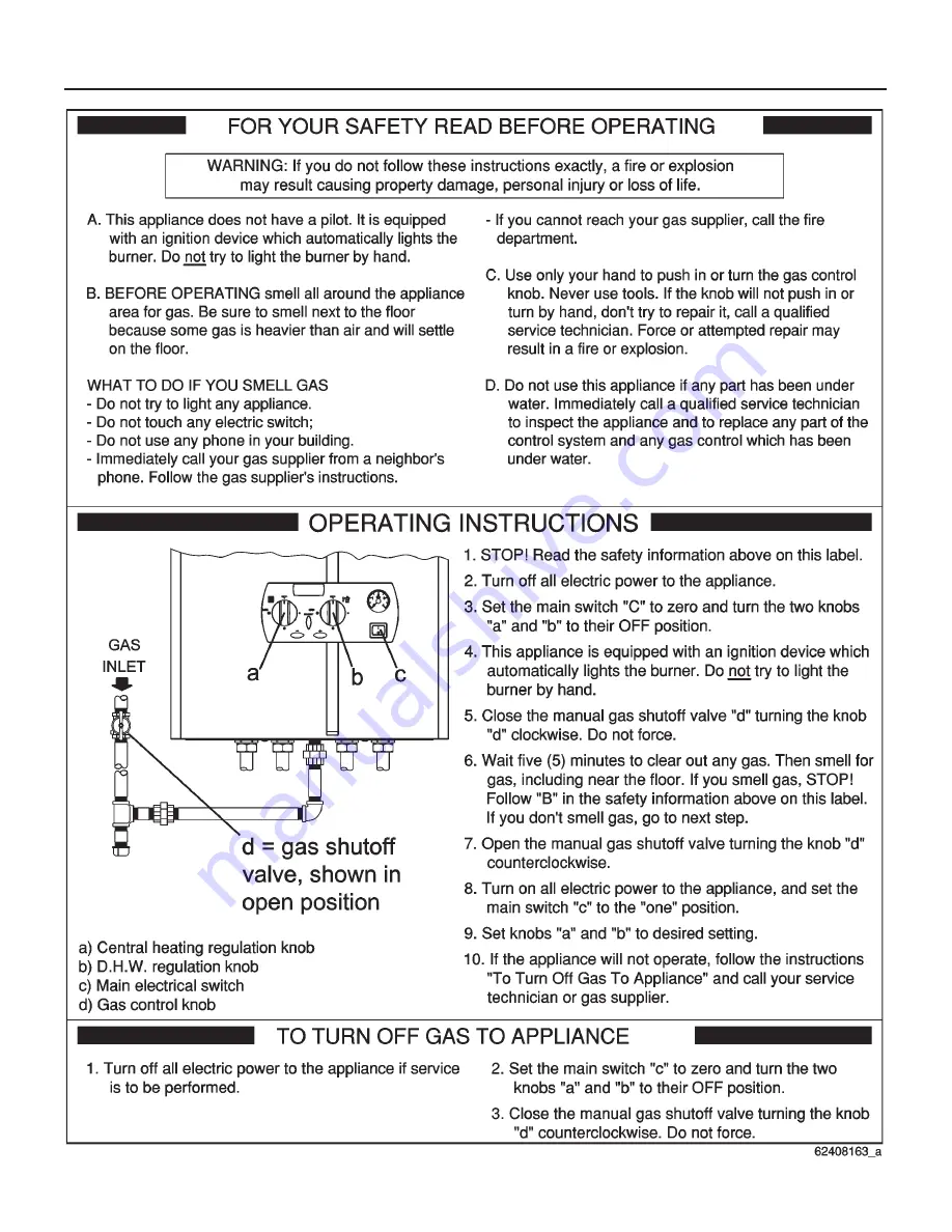 PEERLESS Combi 160 Installation, Operation & Maintenance Manual Download Page 3