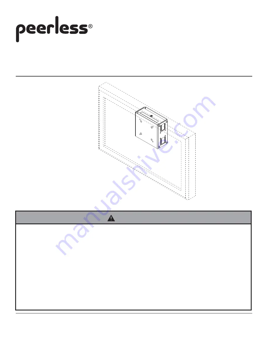 PEERLESS DS416 Installation And Assembly Download Page 1