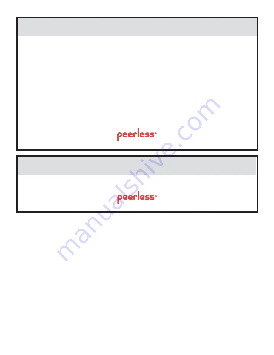 PEERLESS EWMU Скачать руководство пользователя страница 31