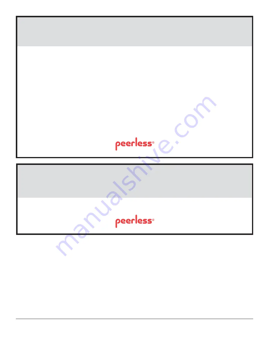 PEERLESS EWMU Скачать руководство пользователя страница 32