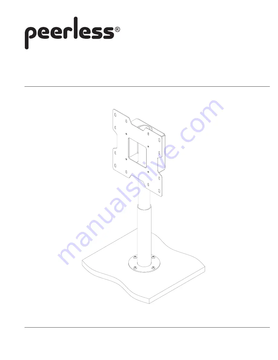 PEERLESS HP432-002 Installation And Assembly Manual Download Page 1