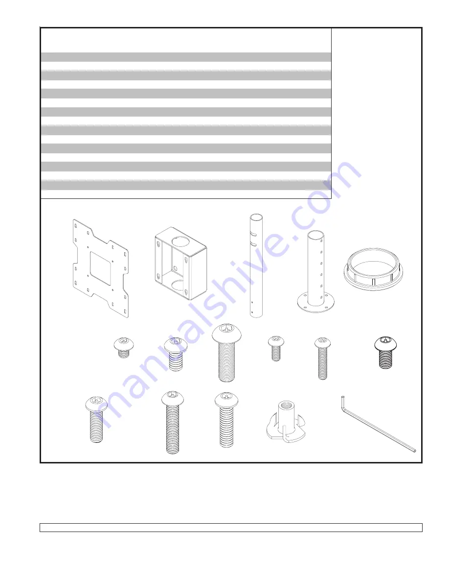 PEERLESS HP432-002 Installation And Assembly Manual Download Page 3