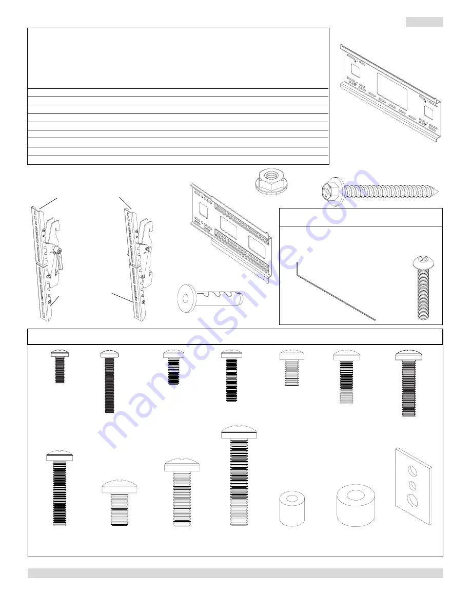 PEERLESS OneMount ONE-TP Installation And Assembly Manual Download Page 14