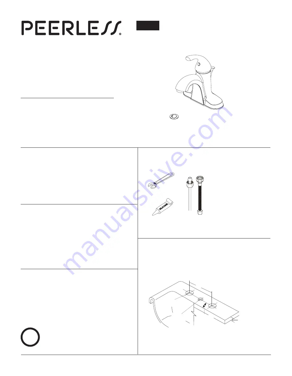 PEERLESS P188600LF Скачать руководство пользователя страница 1