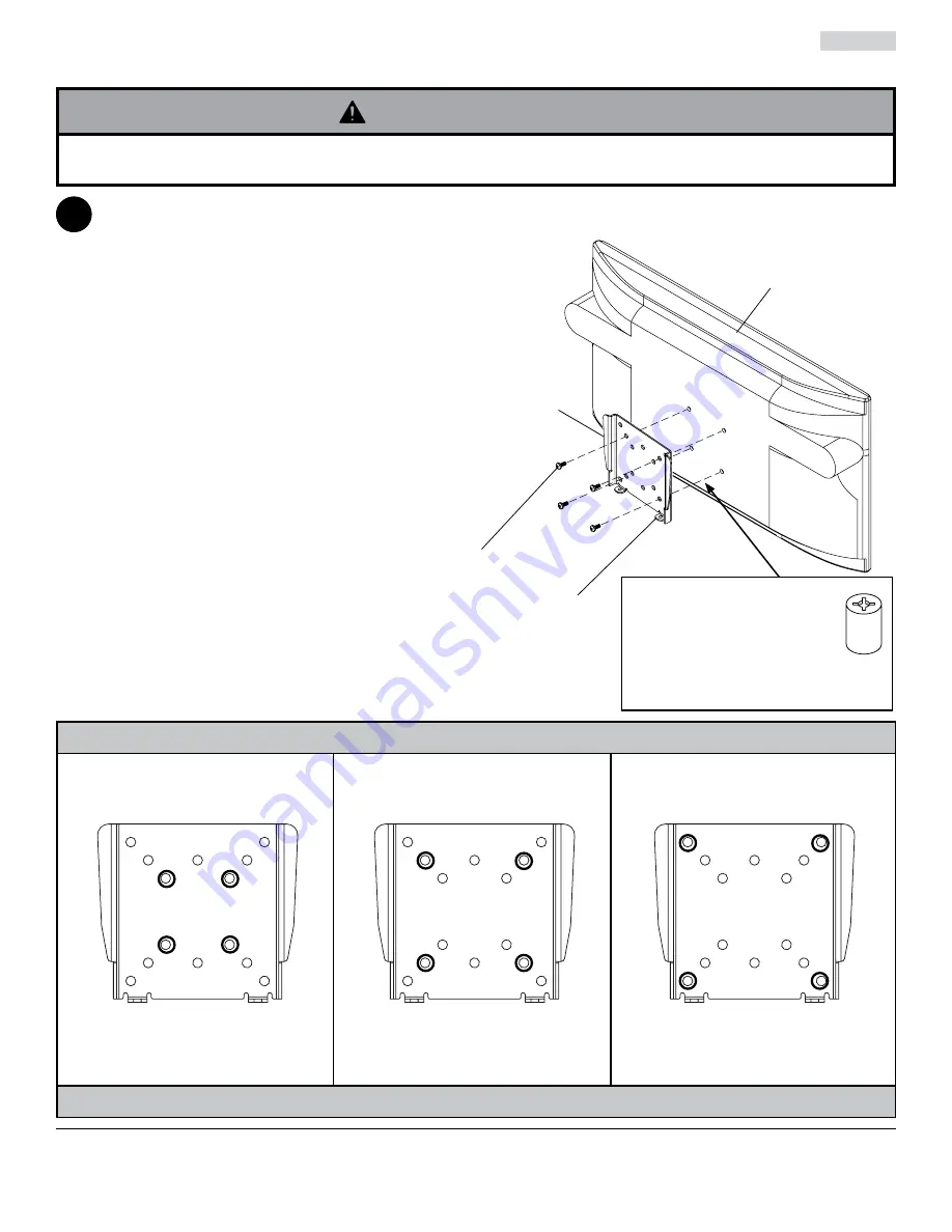 PEERLESS PARAMOUNT PF630  and assembly Installation And Assembly Manual Download Page 13