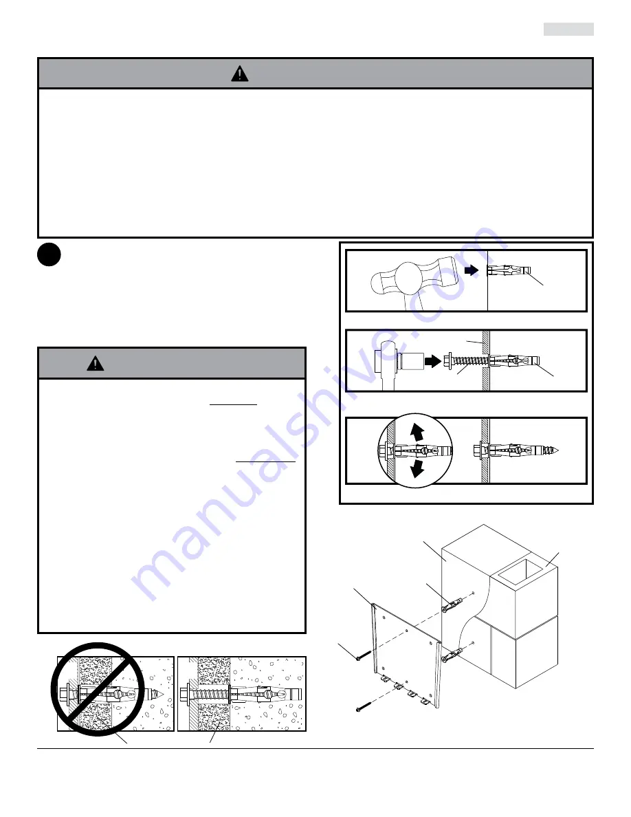 PEERLESS PARAMOUNT PF632  and assembly Installation And Assembly Manual Download Page 13