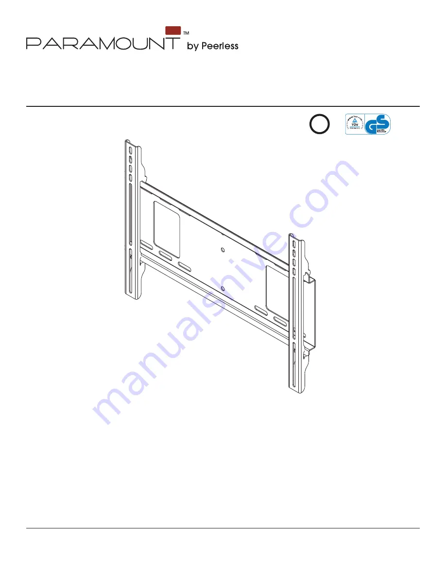 PEERLESS PARAMOUNT PF640  and assembly Скачать руководство пользователя страница 1