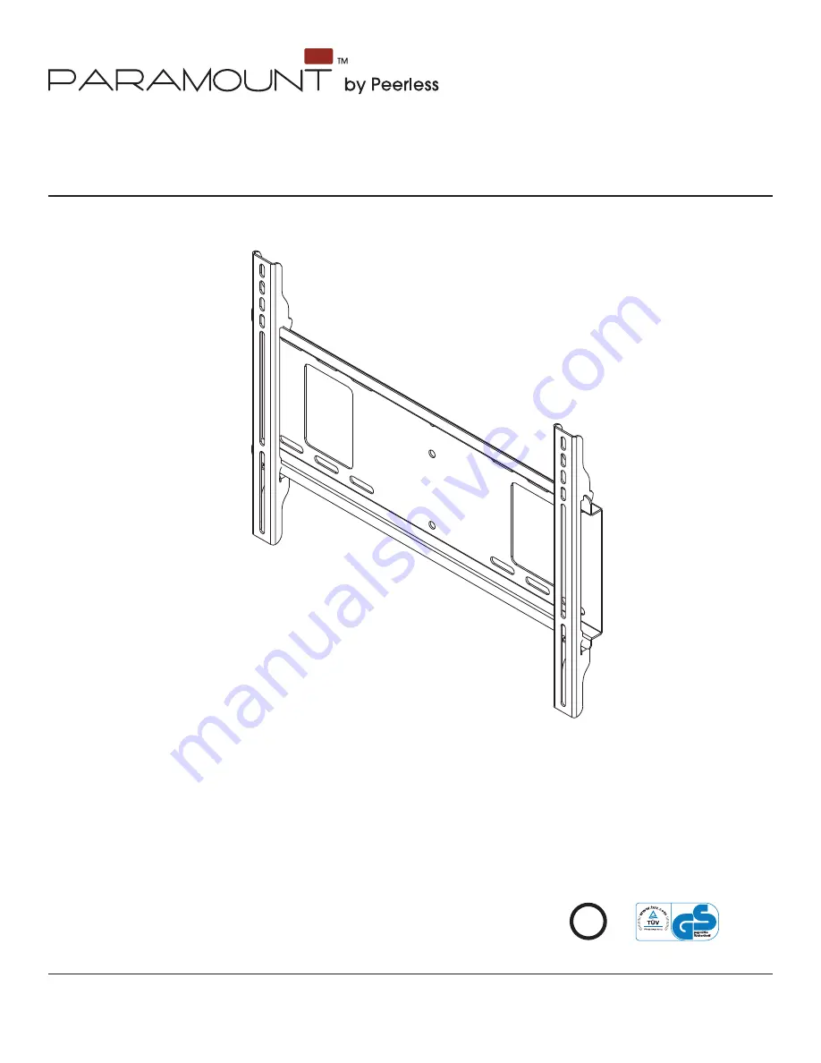 PEERLESS PARAMOUNT PF640  and assembly Installation And Assembly Manual Download Page 25