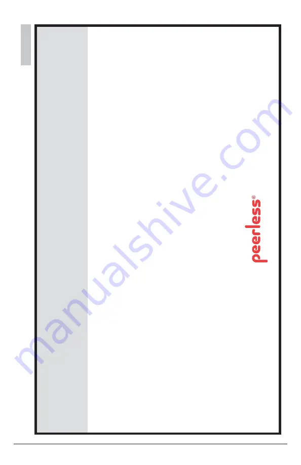 PEERLESS Paramount PRT2X2 Installation Manual Download Page 51