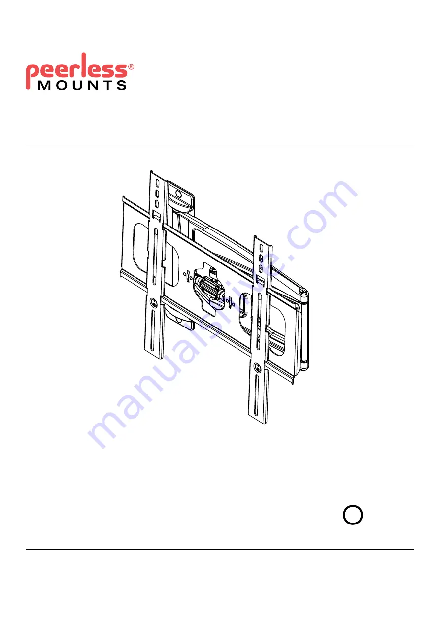 PEERLESS SLWS250/BK Installation And Assembly Manual Download Page 11