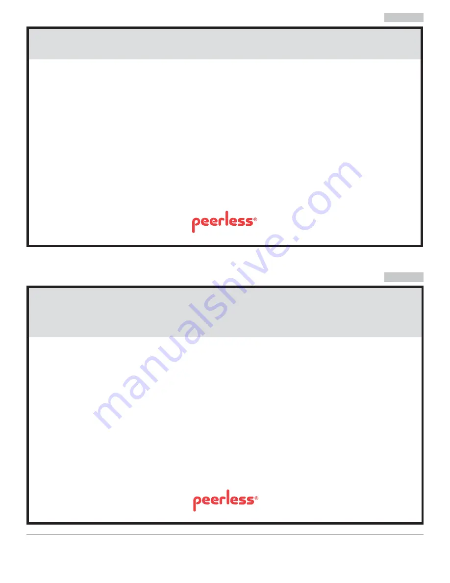 PEERLESS SmartMount SF670  and assembly Installation And Assembly Manual Download Page 34