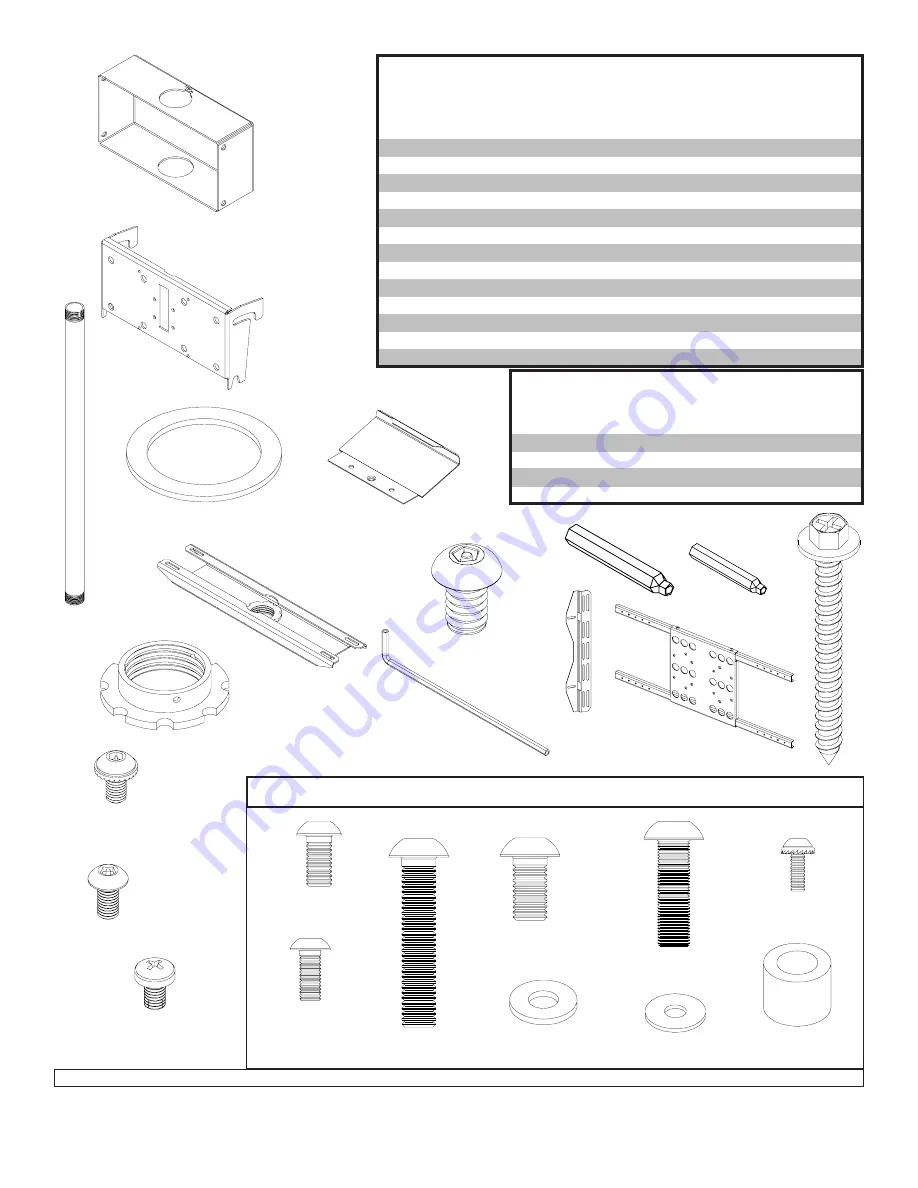 PEERLESS Solid-Point PLCM UN1 Installation And Assembly Manual Download Page 3