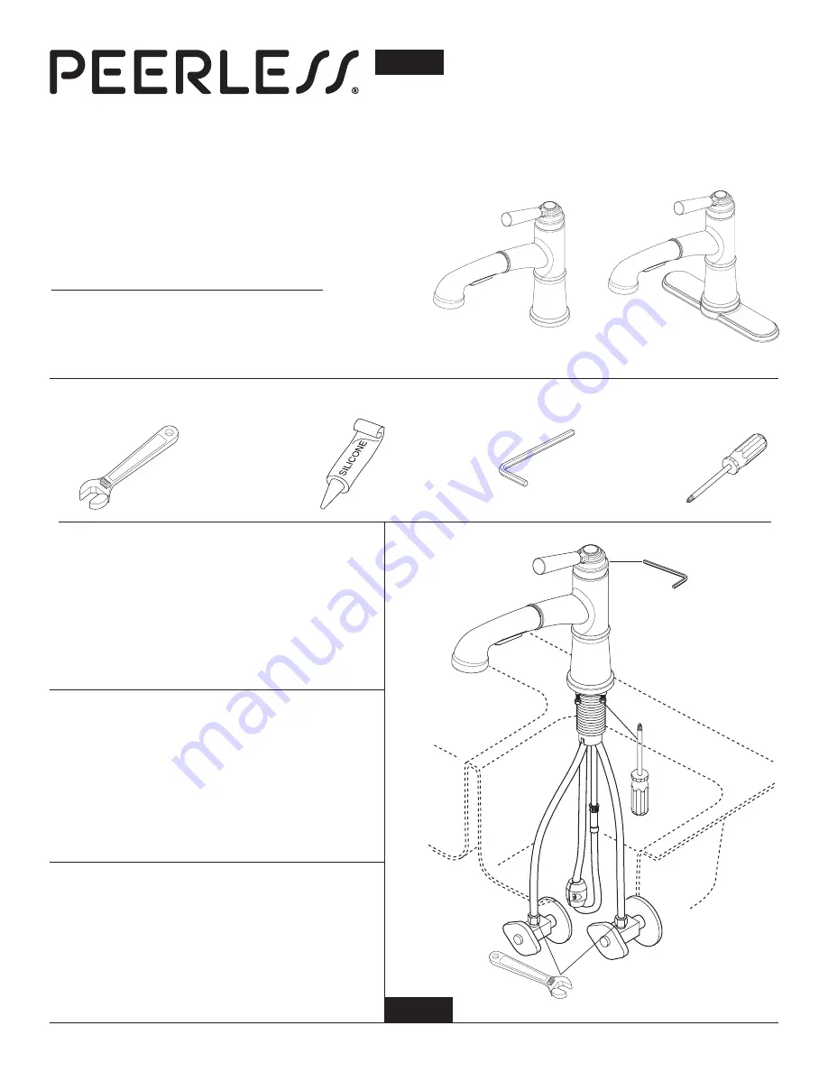 PEERLESS Westchester P6923LF Series Instructions Manual Download Page 1