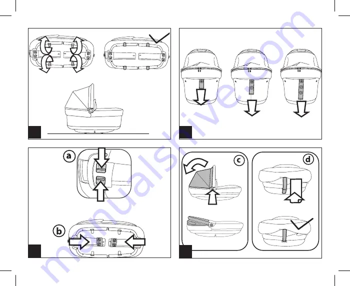 Peg-Perego Culla Pop-Up Instructions For Use Manual Download Page 4