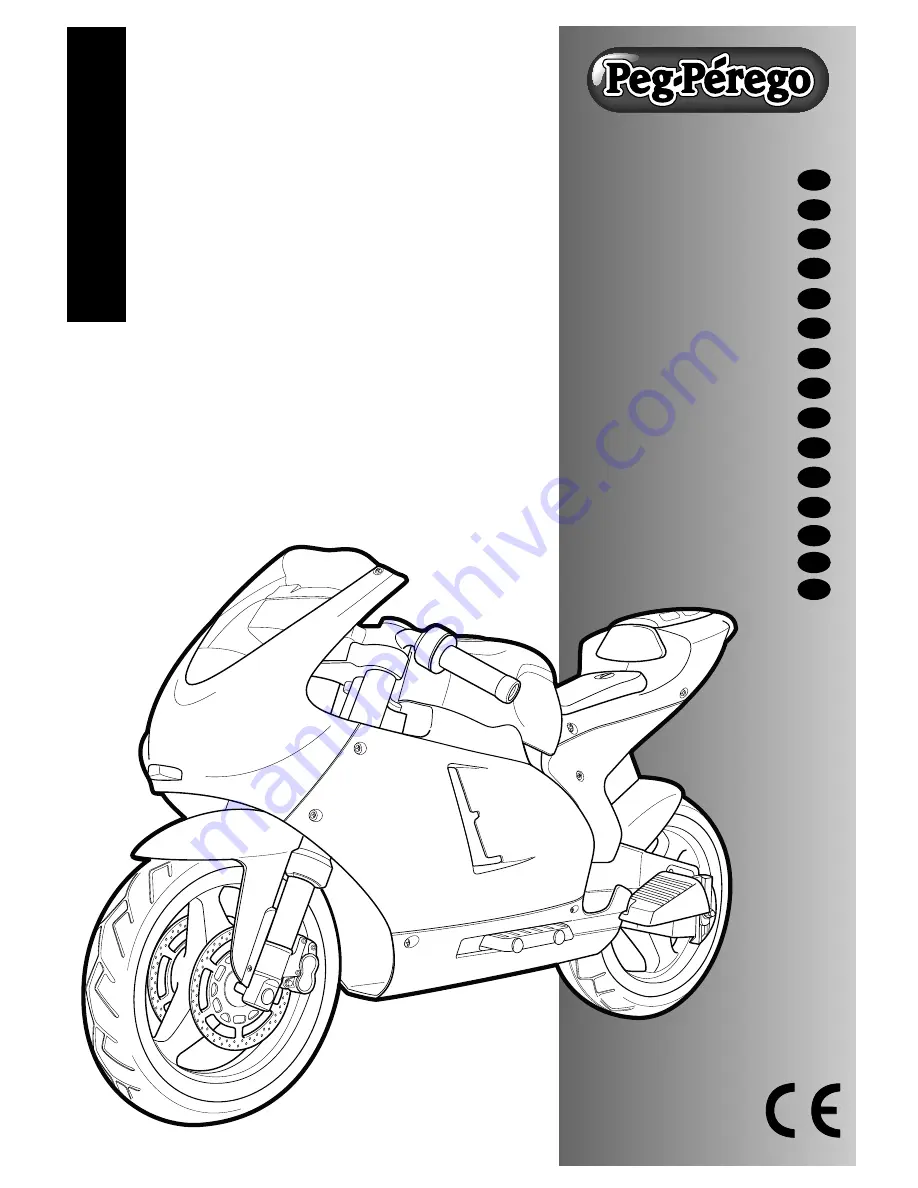 Peg-Perego Ducati GP IGMC0009 Use And Care Manual Download Page 1