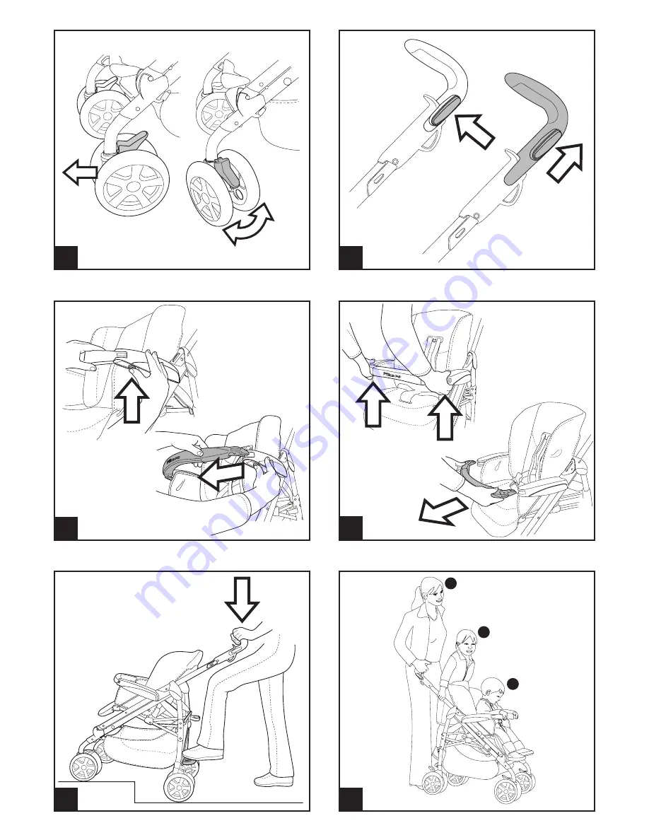 Peg-Perego Pliko P3 Pramette Скачать руководство пользователя страница 8