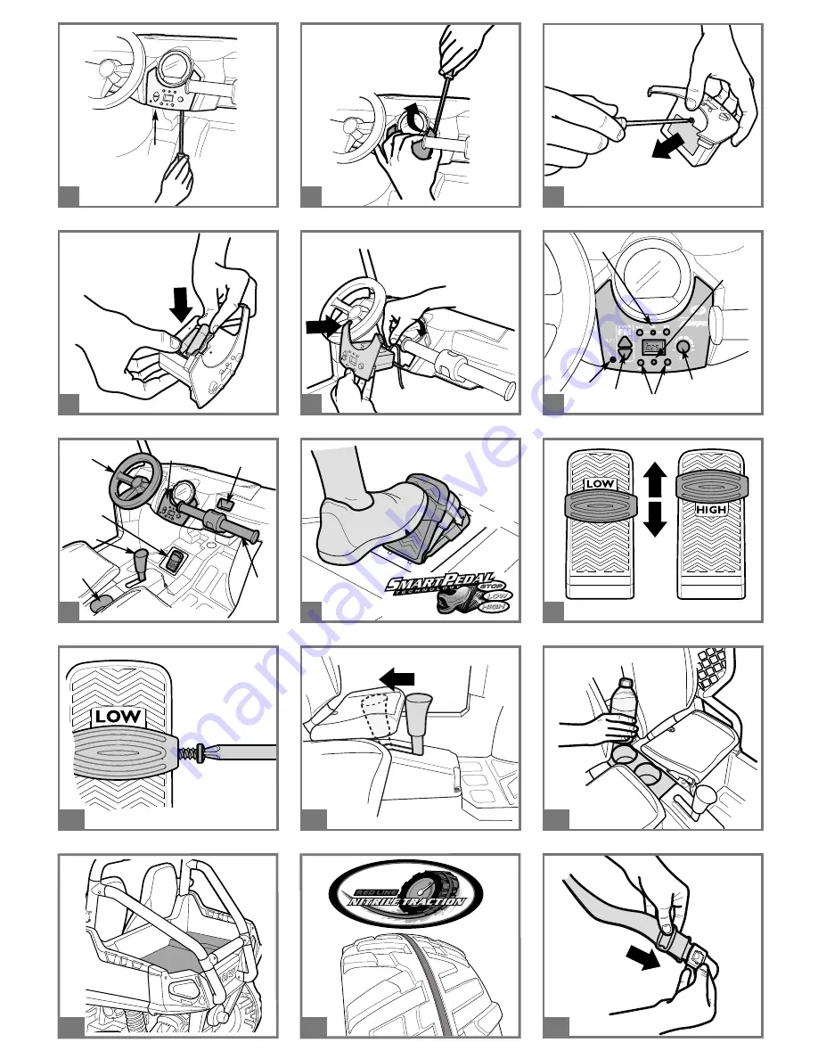 Peg-Perego Polaris RANGER RZR IGOD0516 Use And Care Manual Download Page 8