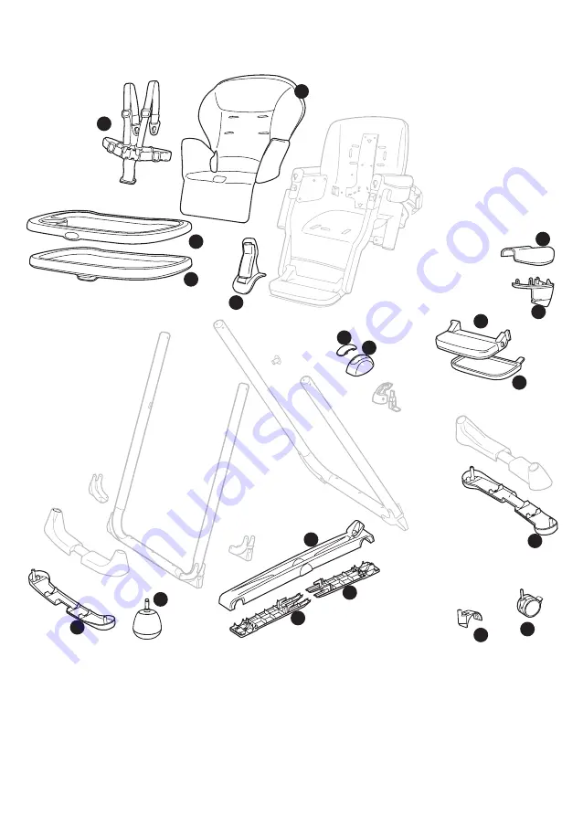 Peg-Perego Prima Pappa Diner Instructions For Use Manual Download Page 7