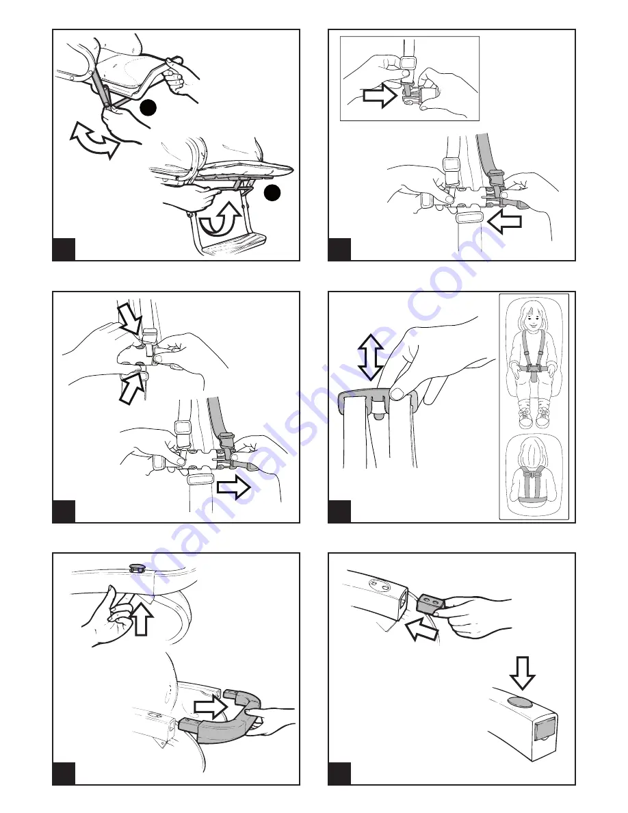 Peg-Perego seat unit Скачать руководство пользователя страница 3