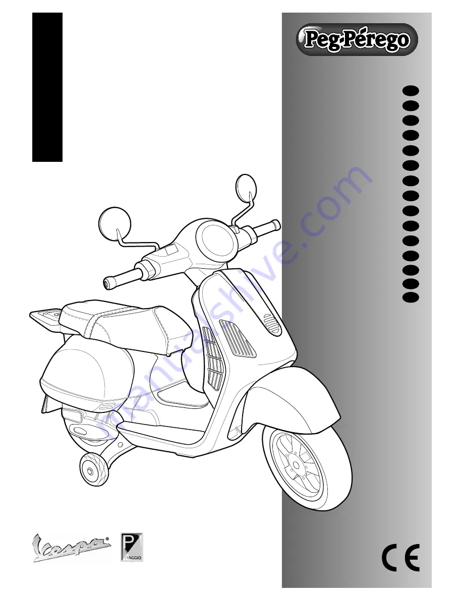 Peg-Perego VespaIGMC0011 Скачать руководство пользователя страница 1