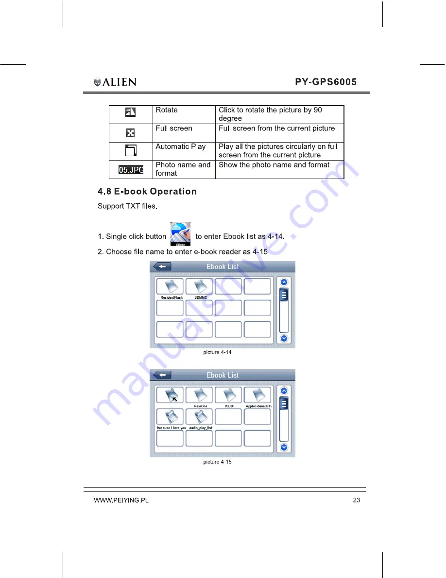 Peiying PY-GPS6005 Alien Скачать руководство пользователя страница 25