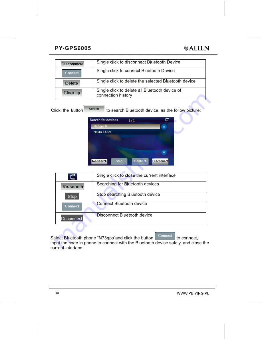 Peiying PY-GPS6005 Alien Скачать руководство пользователя страница 32