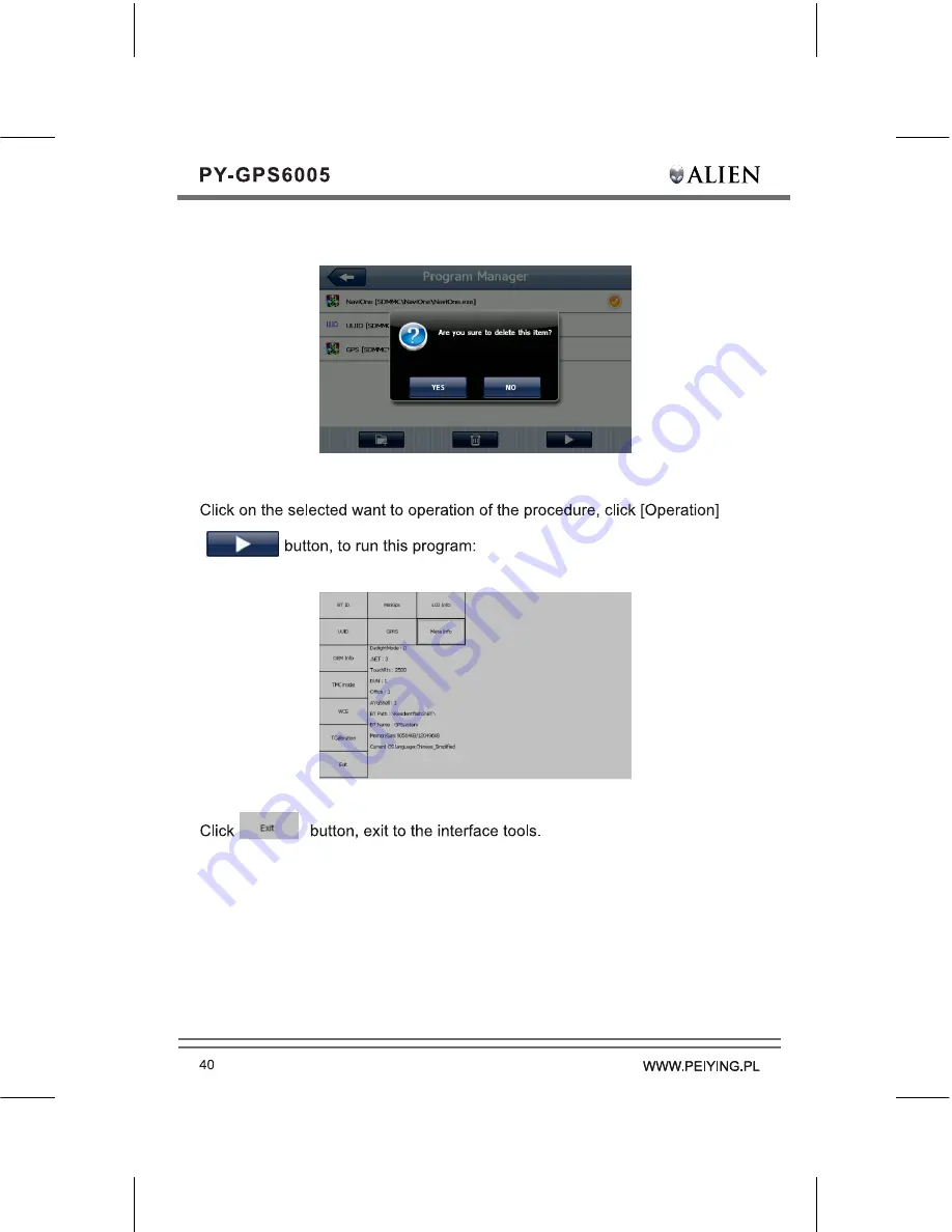 Peiying PY-GPS6005 Alien Скачать руководство пользователя страница 42