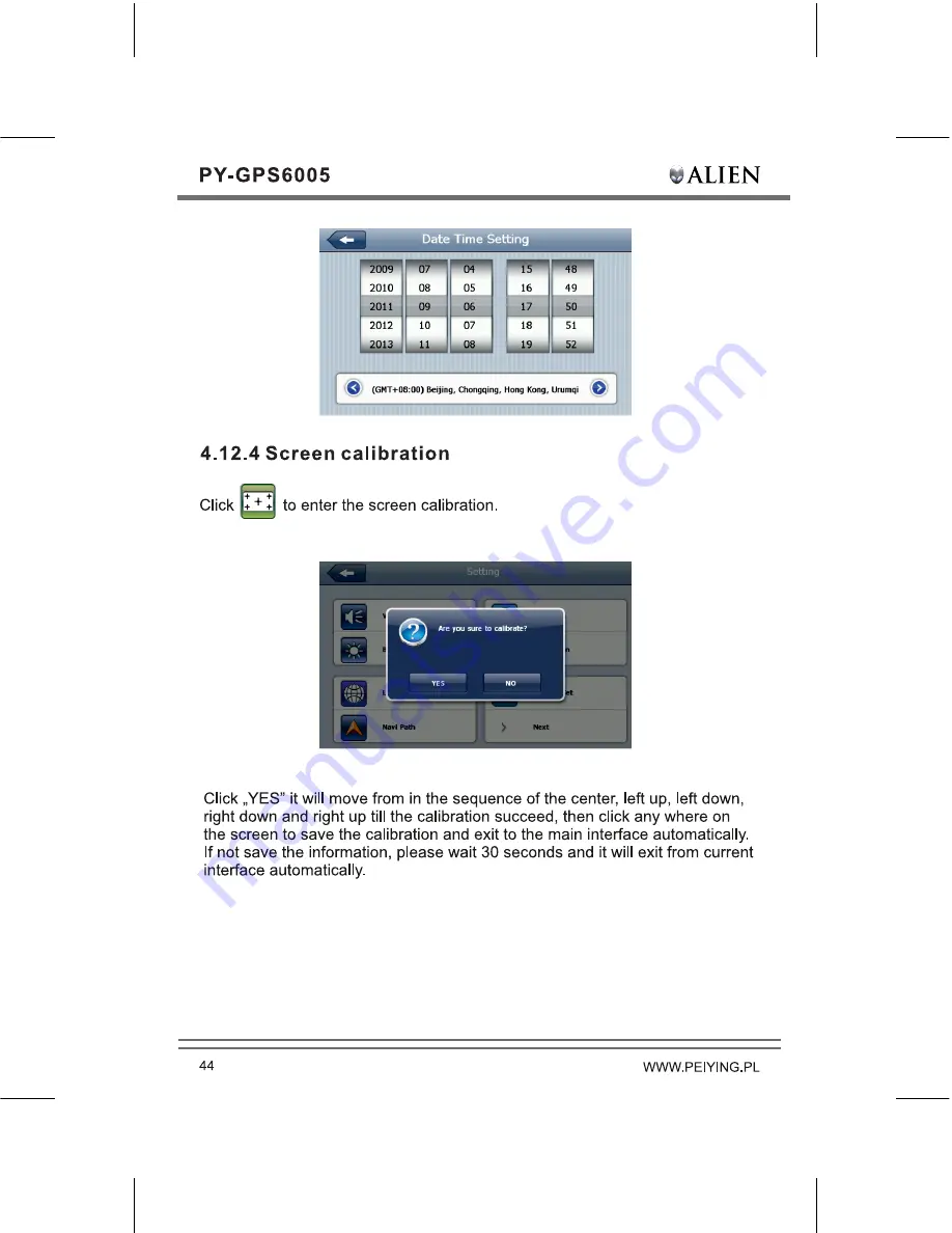 Peiying PY-GPS6005 Alien Скачать руководство пользователя страница 46
