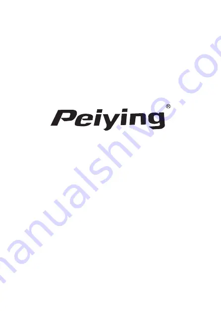 Peiying PY0011 Owner'S Manual Download Page 44