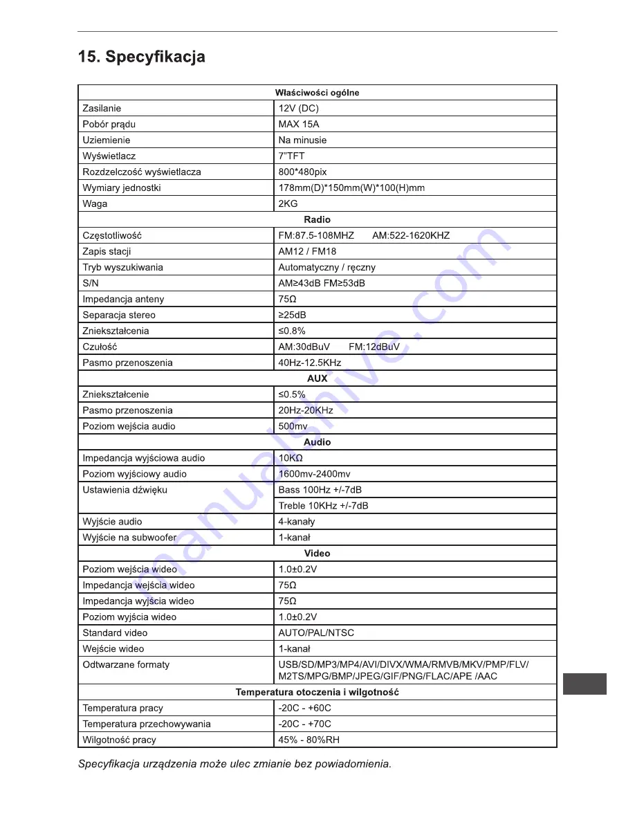 Peiying PY9909 Скачать руководство пользователя страница 71