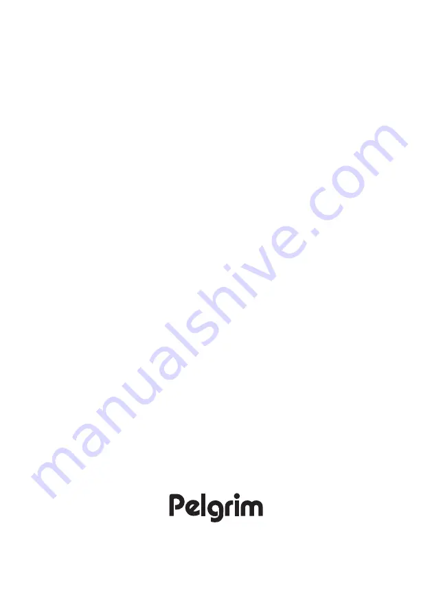 Pelgrim GVW820XL Operating Instructions Manual Download Page 1