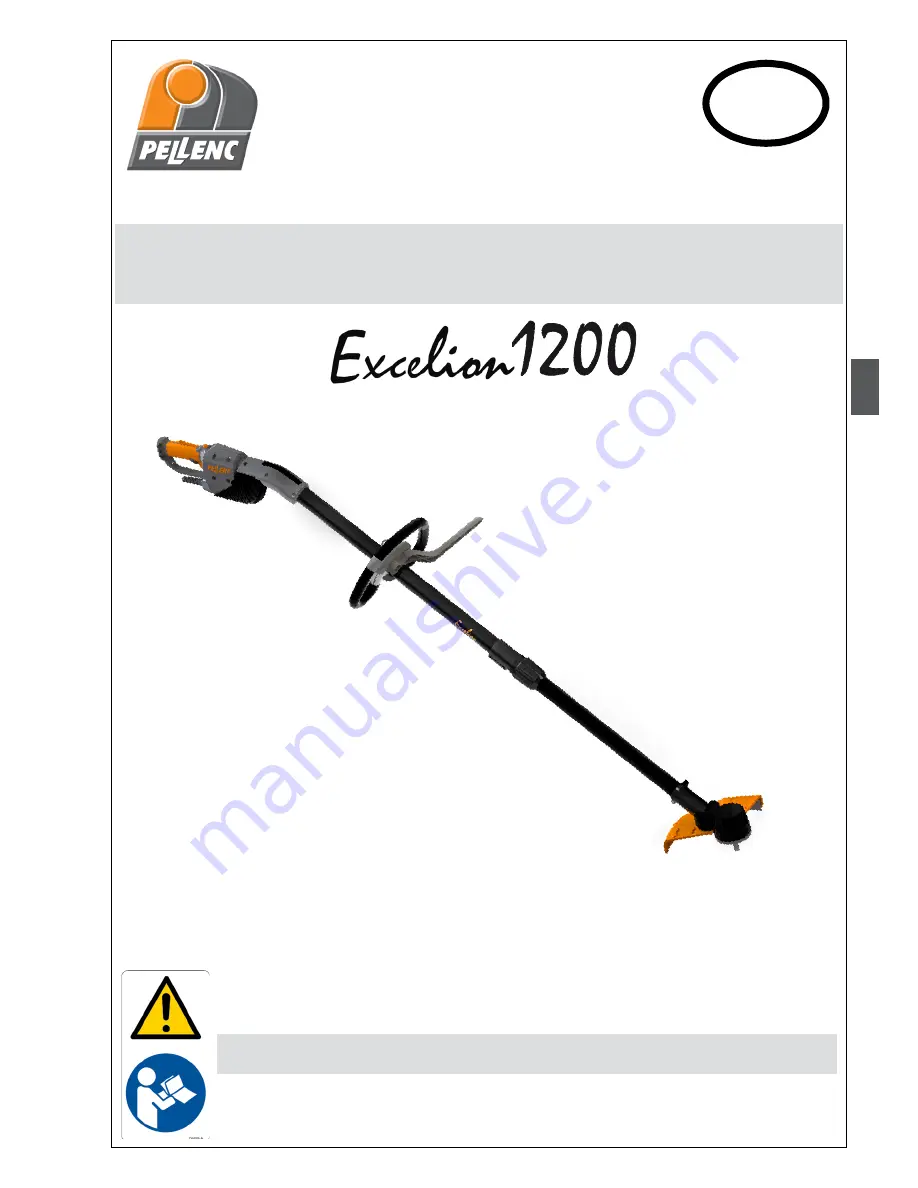 pellenc Excelion 1200 User Manual Download Page 1