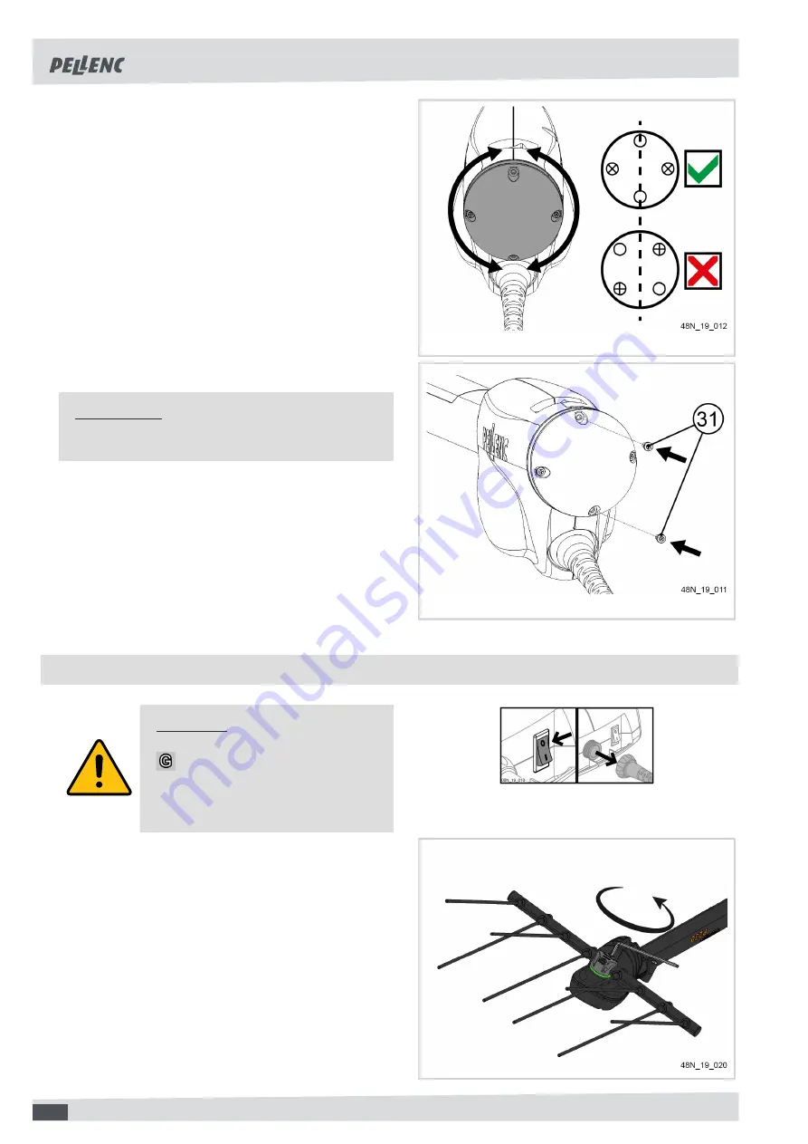 pellenc Olivion P230 Operating Instructions Manual Download Page 16