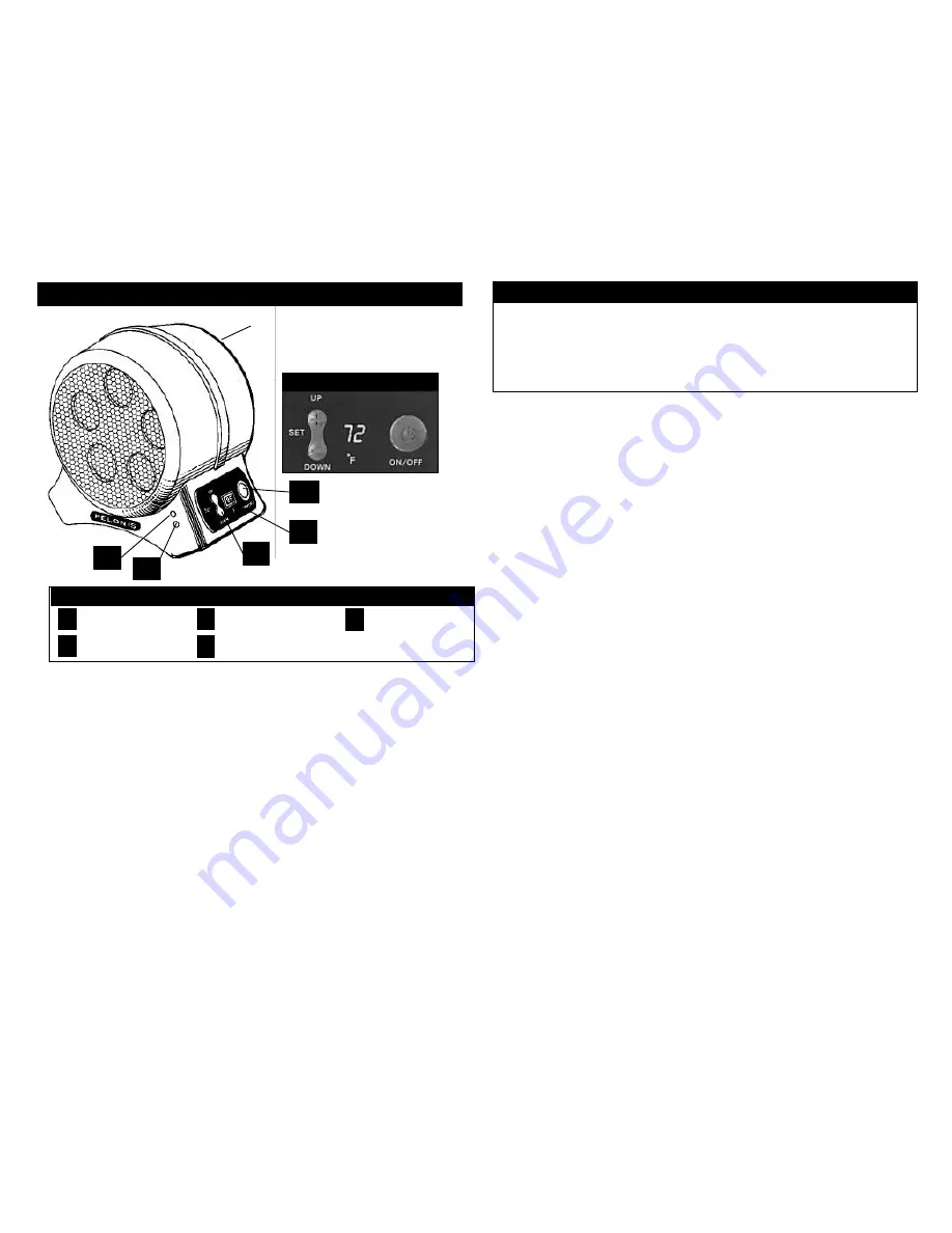 Pelonis HC-461 Disc Furnace V Owner'S Manual Download Page 6