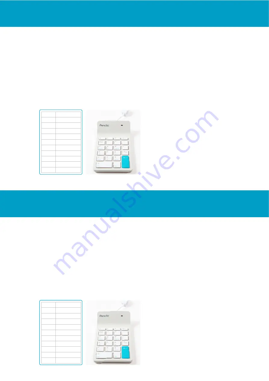 Penclic Numpad Скачать руководство пользователя страница 8