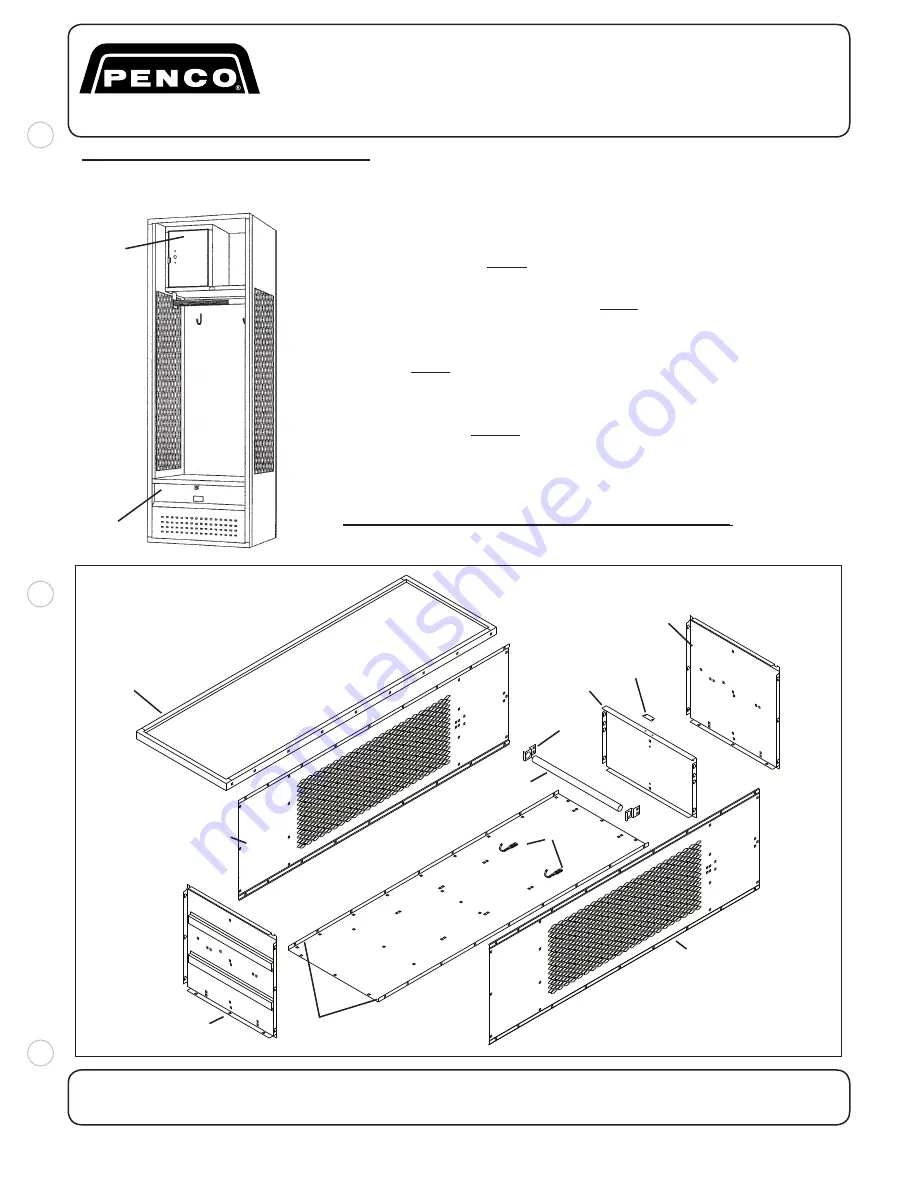 PENCO Stadium 86190 Скачать руководство пользователя страница 1