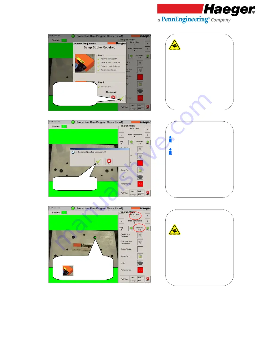 PennEngineering Haeger 824 WindowTouch-4e Operation Manual Download Page 101