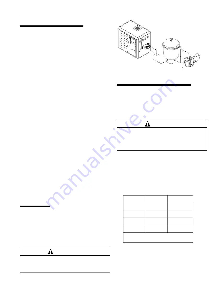 Pentair Pool Products MiniMax NT Standard 200 Operation & Installation Manual Download Page 11