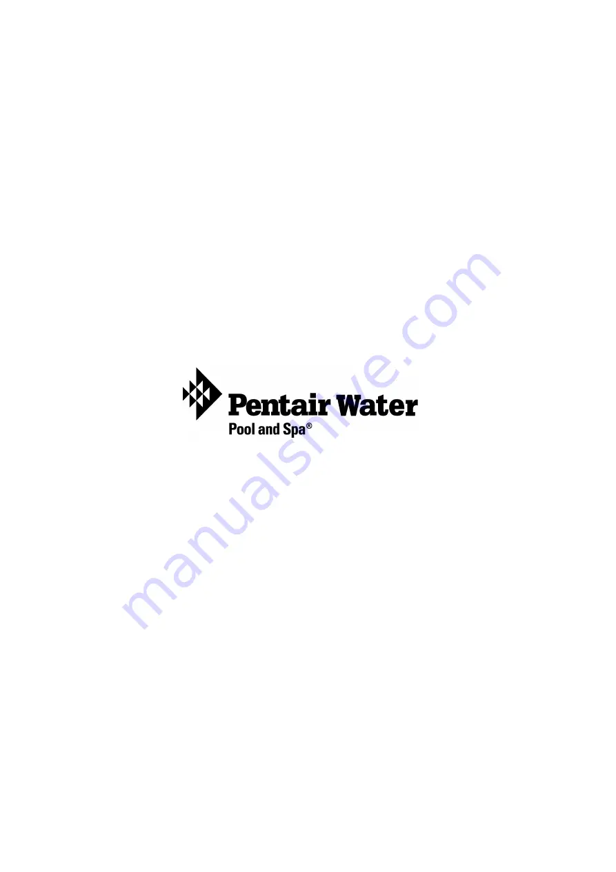 Pentair Pool Products Pool and Spa IntelliComm Installation And User Manual Download Page 44