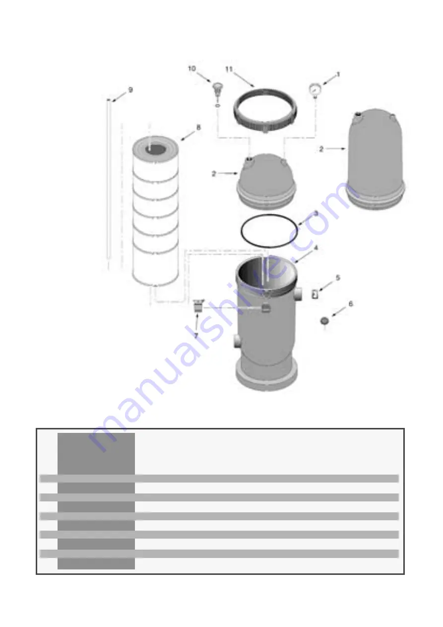 Pentair Pool Products POSI-CLEAR PXC 125 Скачать руководство пользователя страница 8