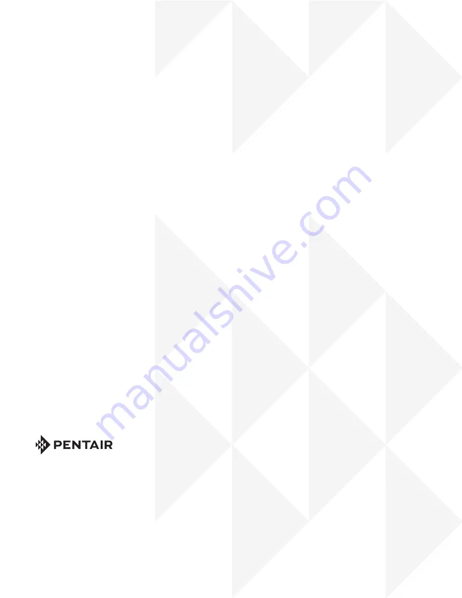 Pentair C Series Installation Manual Download Page 8